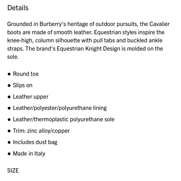 Burberry Cavalier 40mm boots - Picture 6 of 6